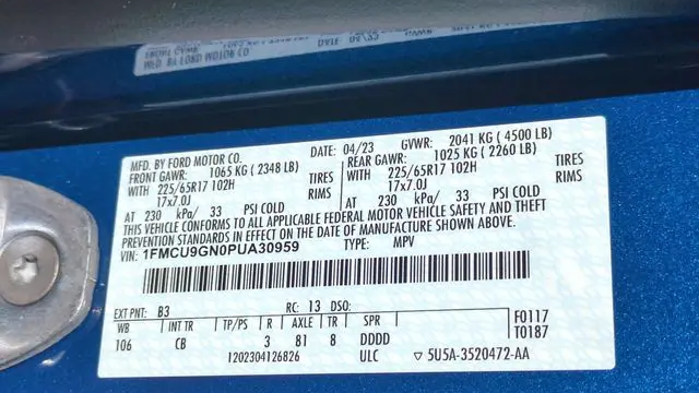 2023 Ford Escape Active