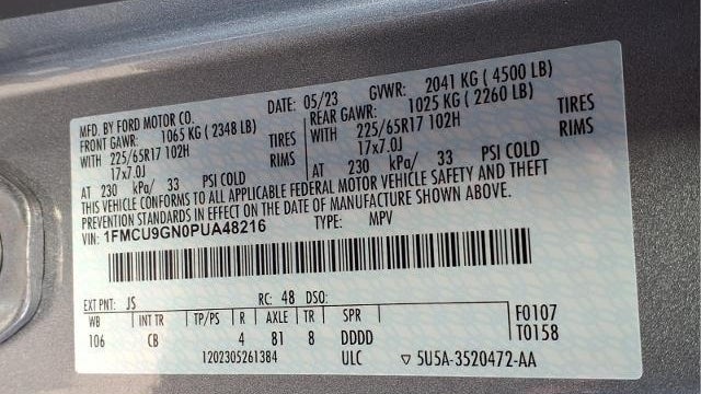 2023 Ford Escape Active