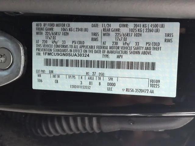 2025 Ford Escape - $23,895