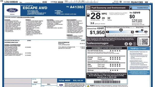 2024 Ford Escape Active