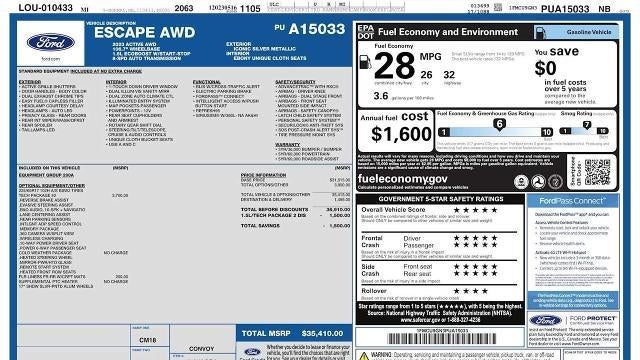 2023 Ford Escape Active