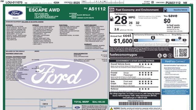 2023 Ford Escape Active