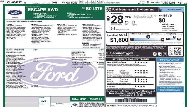 2023 Ford Escape Active
