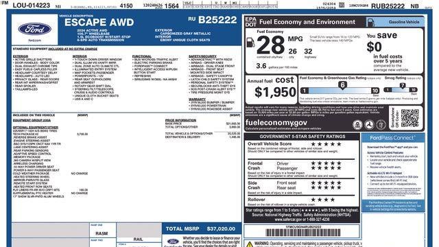 2024 Ford Escape Active
