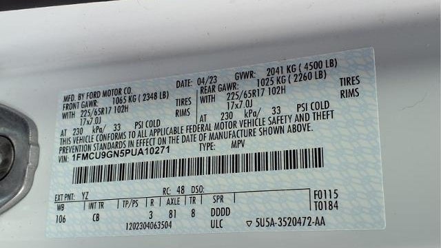 2023 Ford Escape Active