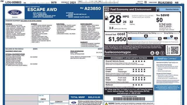 2024 Ford Escape Active