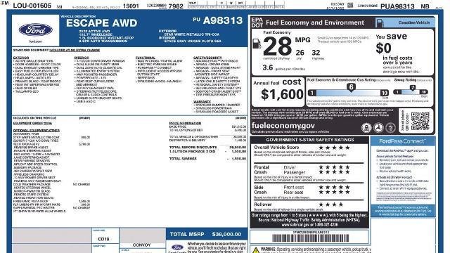 2023 Ford Escape Active