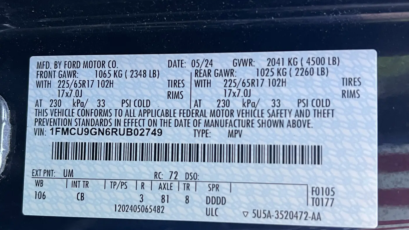 2024 Ford Escape Active