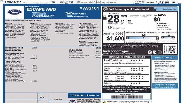 2023 Ford Escape Active