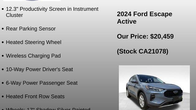 2024 Ford Escape Active