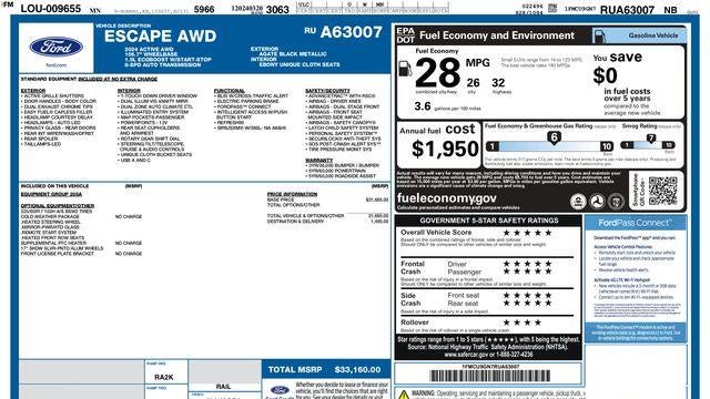 2024 Ford Escape Active