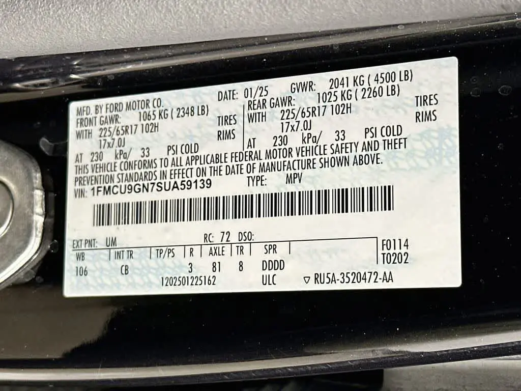 2025 Ford Escape - $19,323