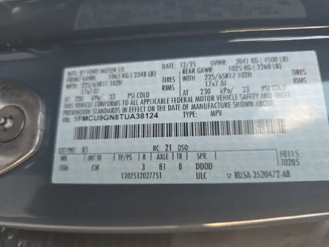 2026 Ford Escape - $26,980
