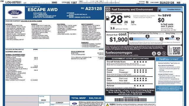 2025 Ford Escape Active
