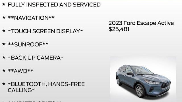 2023 Ford Escape Active