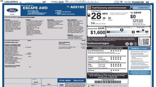 2023 Ford Escape Active