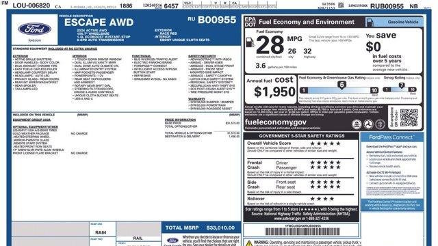 2024 Ford Escape Active