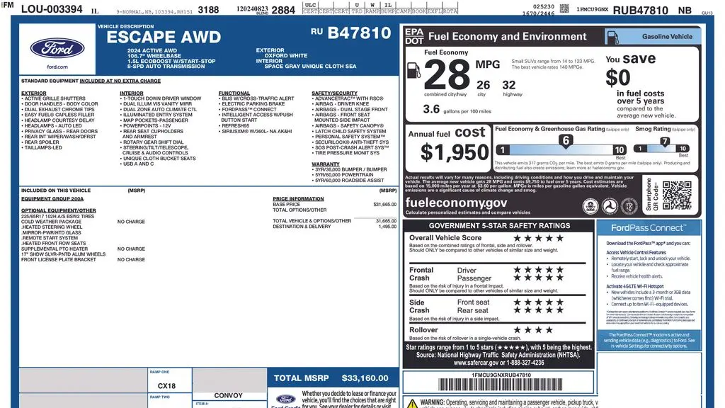 2024 Ford Escape Active