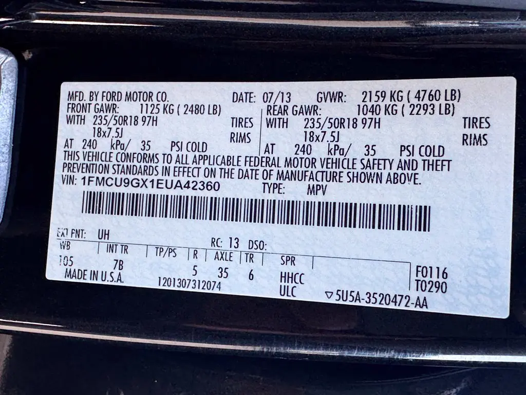 2014 Ford Escape - $8,340