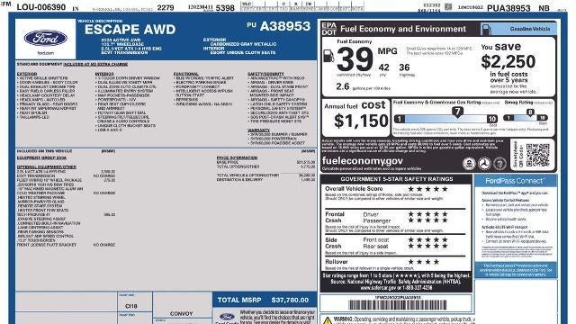 2023 Ford Escape Hybrid Active