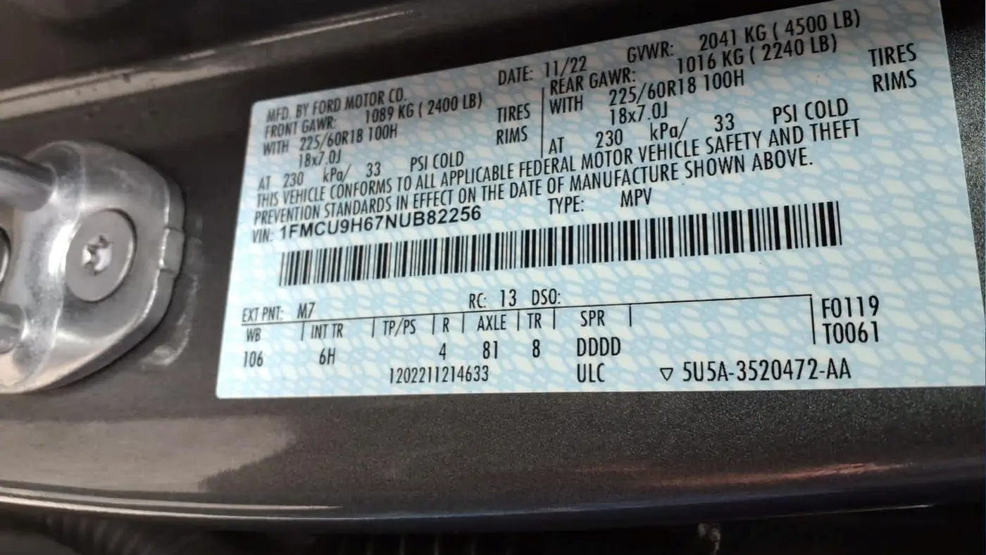 2022 Ford Escape SEL