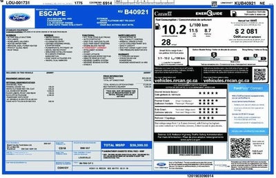 2019 Ford Escape AWD SEL 4DR SUV