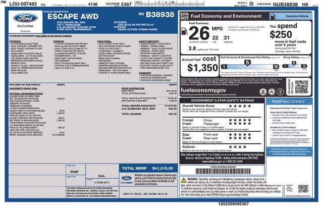 2022 Ford Escape - $24,995