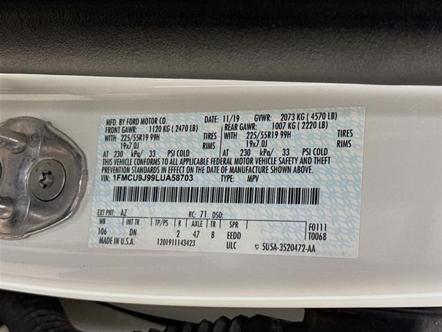 2020 Ford Escape - $14,492