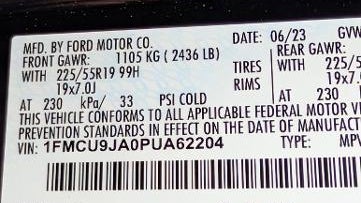 2023 Ford Escape Platinum