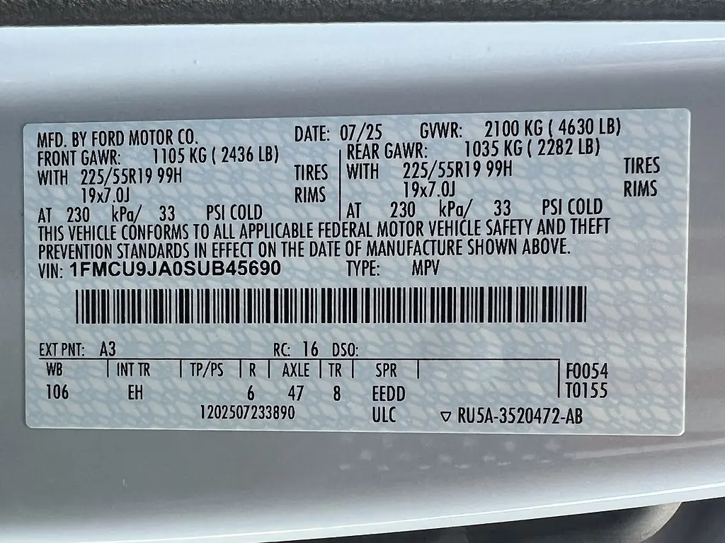 2025 Ford Escape - $27,988