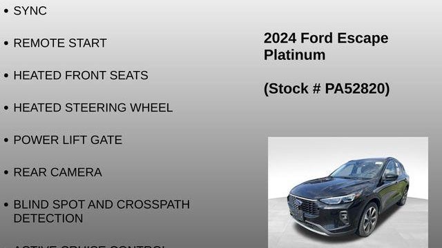 2024 Ford Escape Platinum