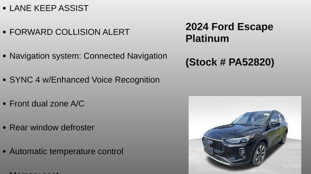 2024 Ford Escape Platinum