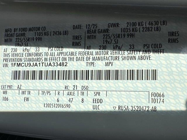 2026 Ford Escape - $35,835