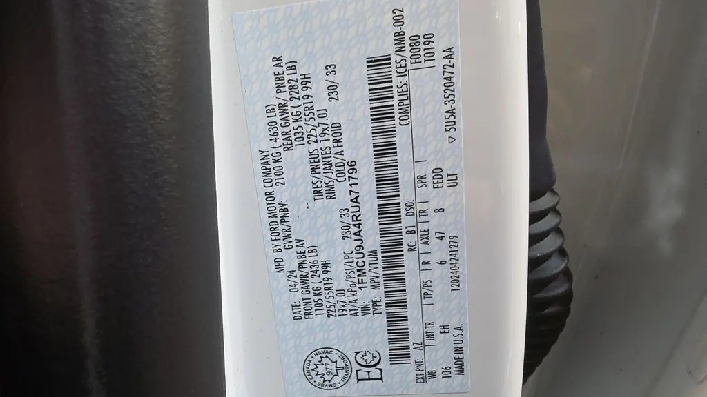 2024 Ford Escape Platinum