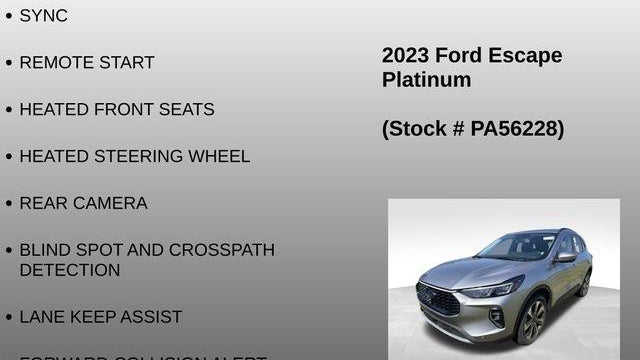 2023 Ford Escape Platinum
