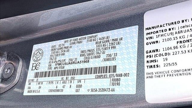 2024 Ford Escape Platinum