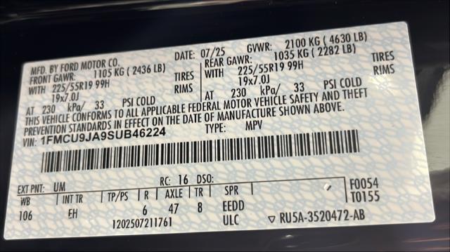 2025 Ford Escape - $26,198