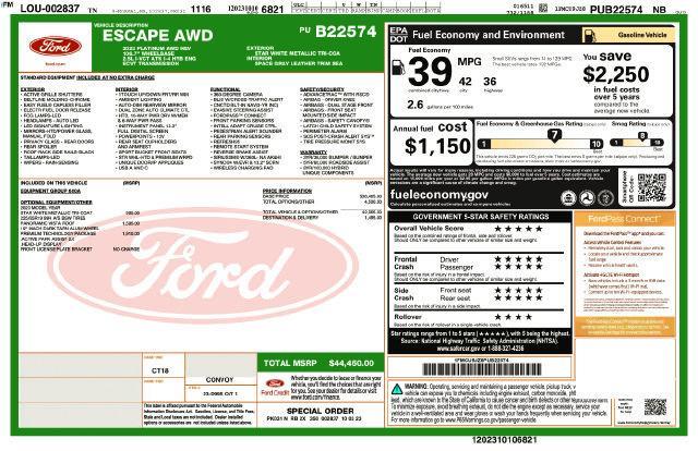 2023 Ford Escape - $25,844