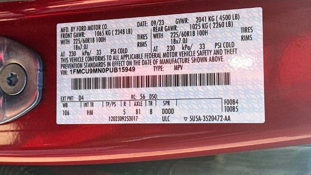 2023 Ford Escape ST-Line