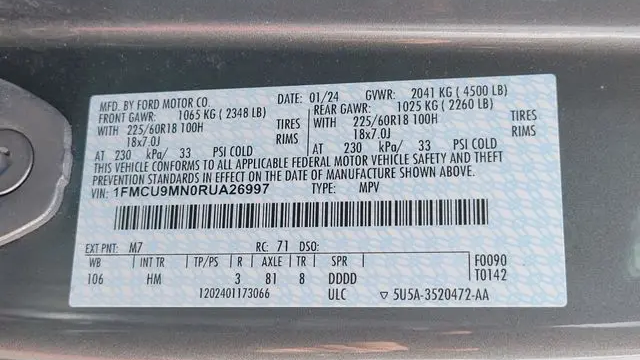 2024 Ford Escape ST-Line