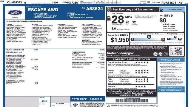 2024 Ford Escape ST-Line
