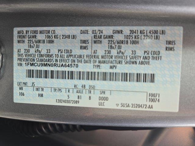 2024 Ford Escape - $22,255