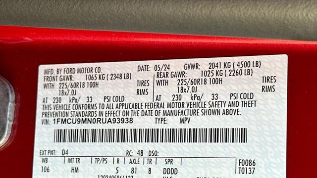 2024 Ford Escape ST-Line