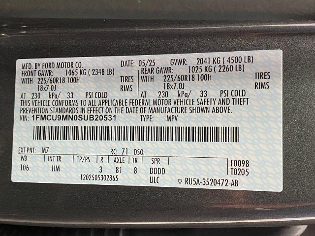 2025 Ford Escape - $25,750