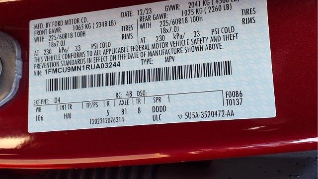 2024 Ford Escape ST-Line