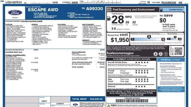2024 Ford Escape ST-Line