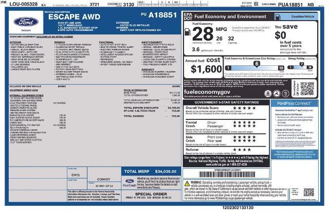 2023 Ford Escape - $20,188