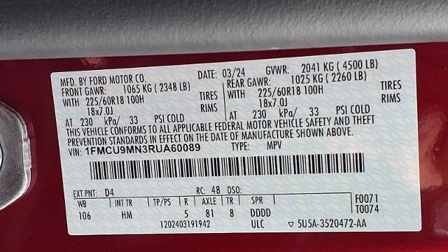 2024 Ford Escape ST-Line