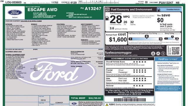 2023 Ford Escape ST-Line