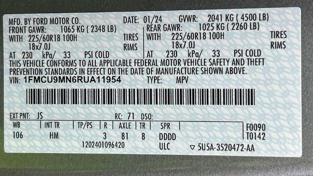 2024 Ford Escape ST-Line